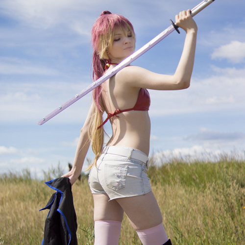 Shura Kirigakure (Blue Exorcist) Cosplay beautiful gamer girl creative video game character