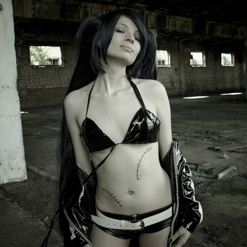 Black Rock Shooter Cosplay cosplay cute character cosplay costume comic con