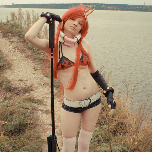 Yoko Littner (Gurren Lagann) Cosplay video game cosplay fashion costume photoshoot