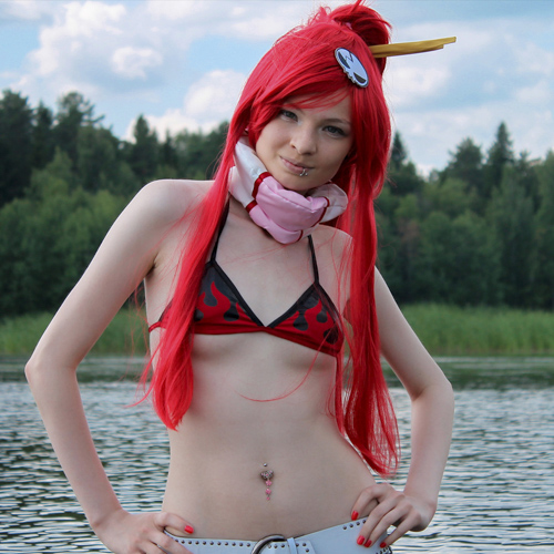 Yoko Littner (Gurren Lagann) Cosplay artistic pop culture beautiful girl character design girl
